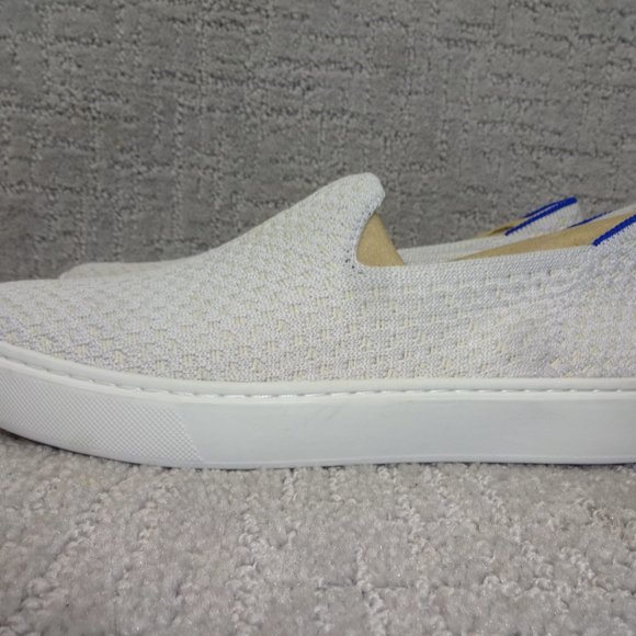 Rothy’s The Sneaker Women's Size 9.5 US Salt Honey Comfort Slip On Sneakers - Picture 3 of 10